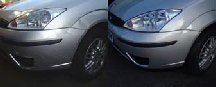 Colour coded bumper scuff repairs by Auto Blemish Control